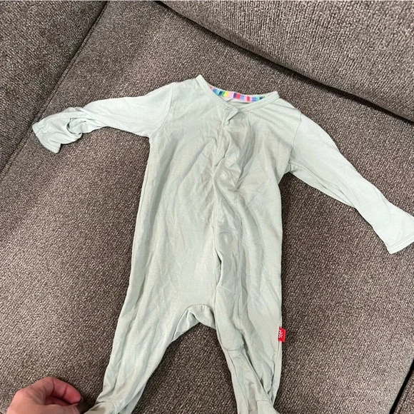 Magnetic Me Mint Green Newborn Onesie - Picture 2 of 4